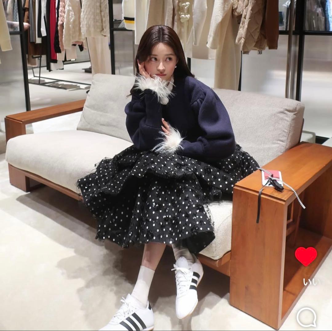 bibiy. ADELE FUR KNIT ニット セーター - メルカリ