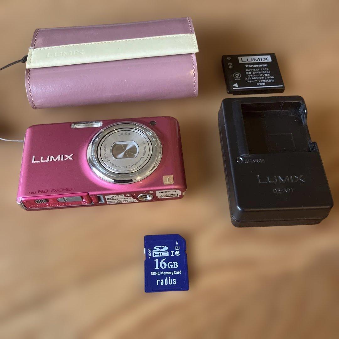 LUMIX DMC-FX77 ピンク『動作確認済』 - メルカリ