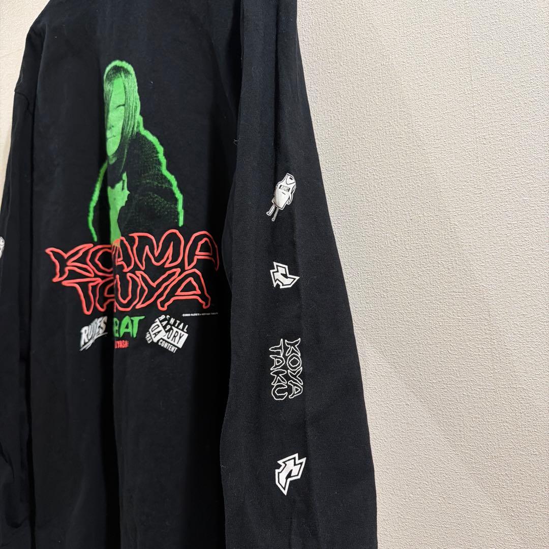 1度使用のみ ヤバT ロンT Rudies コラボ XL