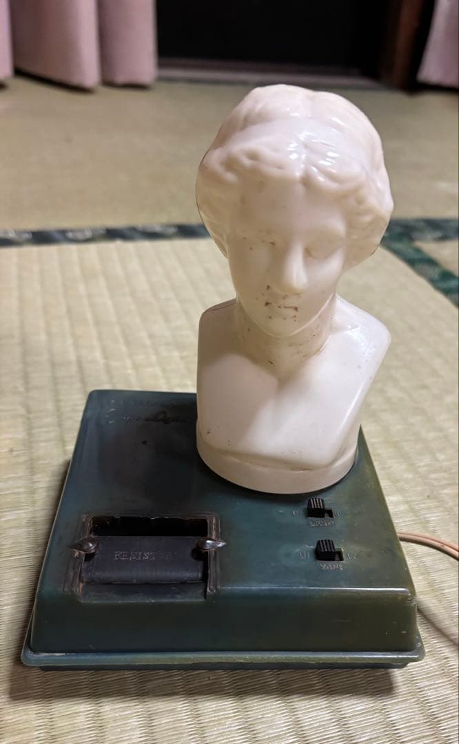 【昭和レトロ】ミロのビーナス　フマキラー ベープライト パルテノン アンティーク / ミューラー兄弟作、ペンダントランプ【rl37】