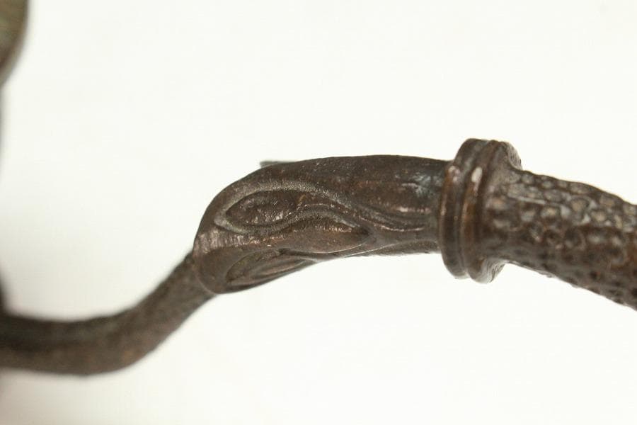 仏教美術 銅 蓮花 持香炉 蓮燭台 二件(K-LC970) - メルカリ