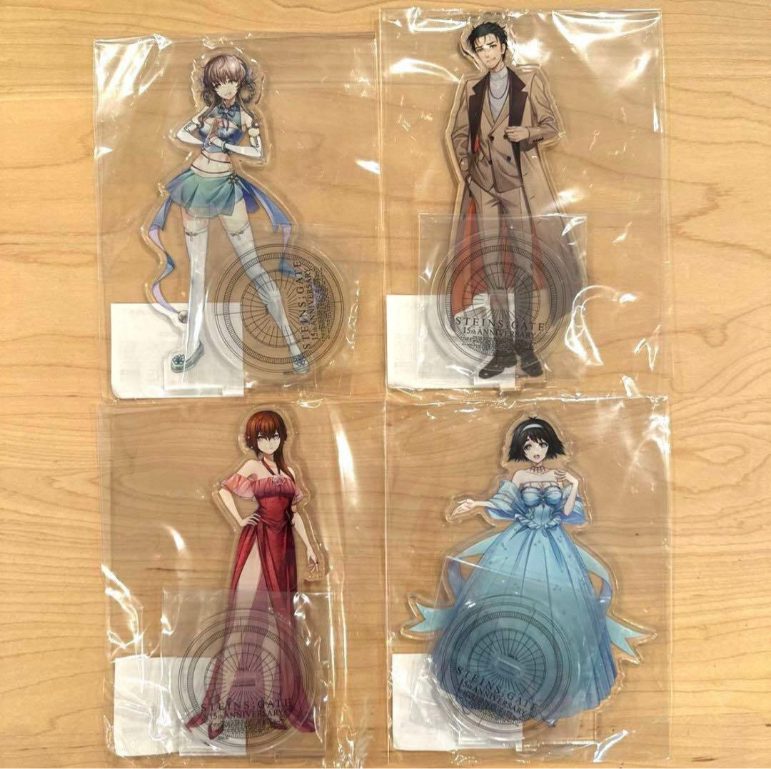 シュタインズゲート 15周年 ライブ アクリルスタンド ガチャ 缶バッジ セット