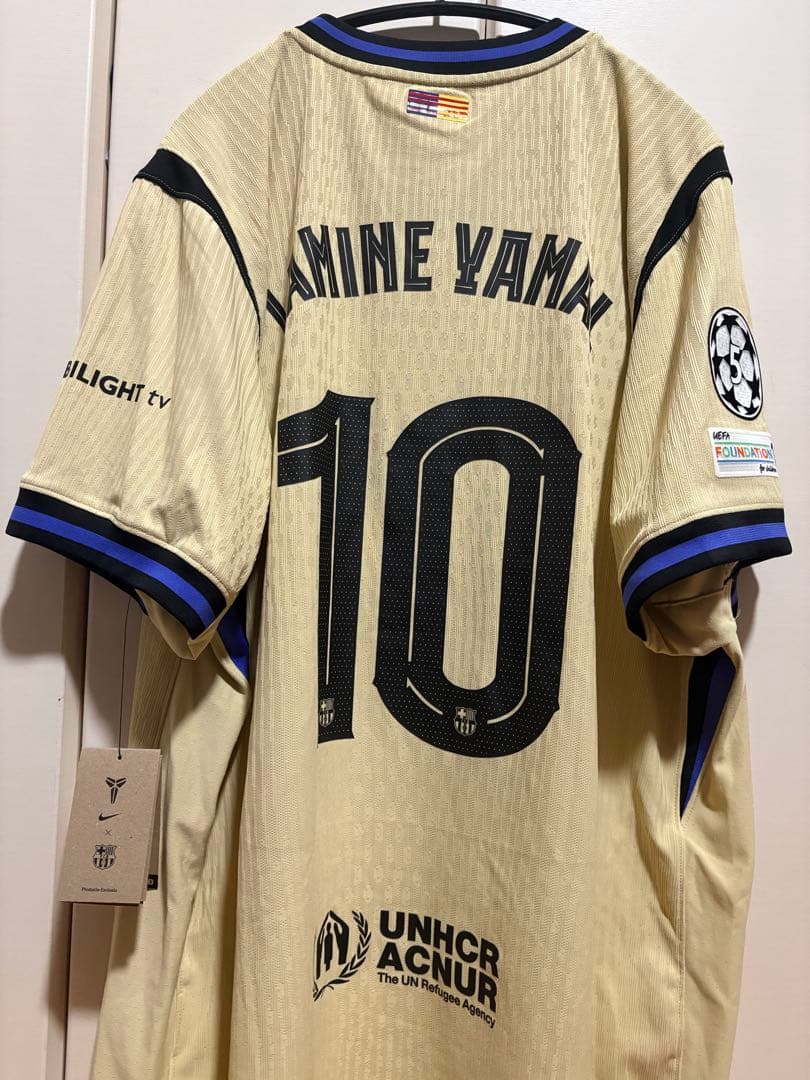 正規品/完売品】ヤマル バルセロナ25/26 アウェイ オーセンティック CL