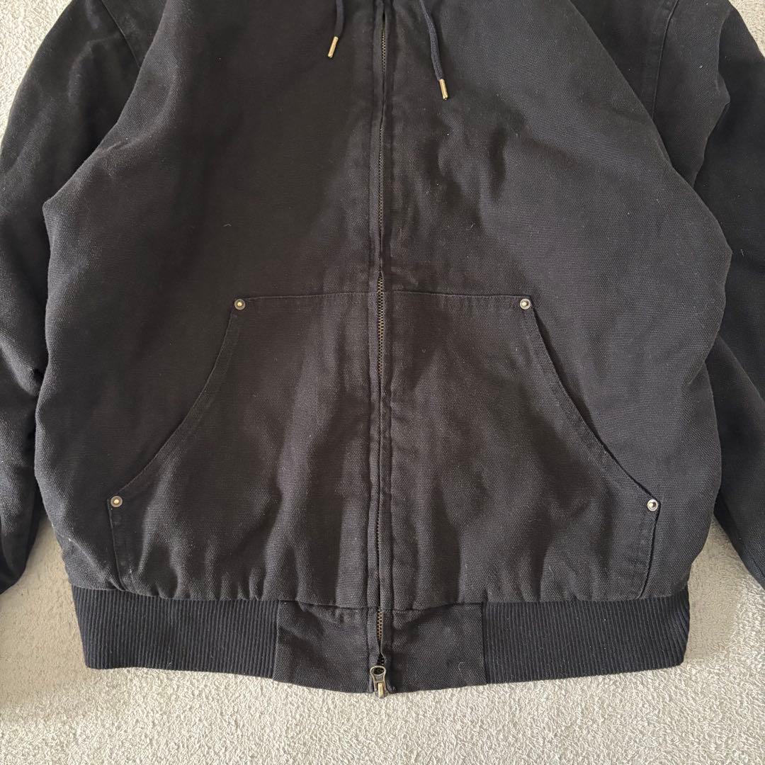 ダックパーカー DUCK PARKAフーディー hoodie BLACK 黒 M