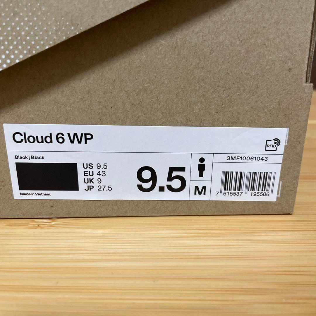 【美品】On Cloud 6 WP 27.5cm
