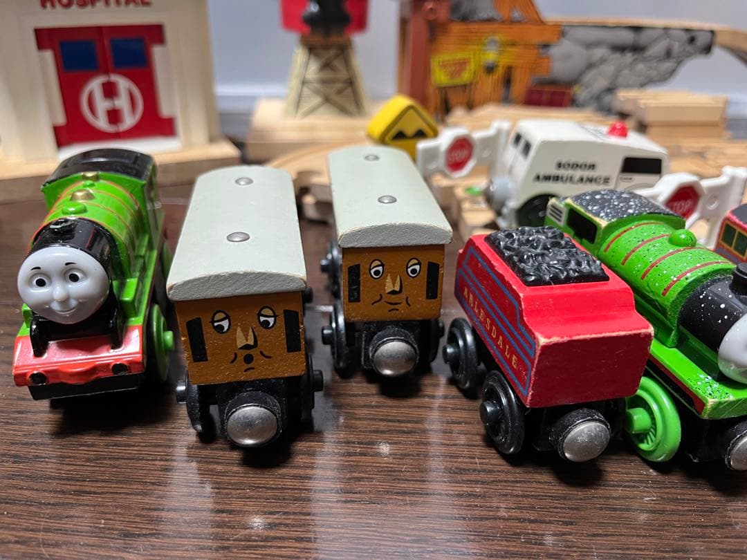 機関車トーマス木製レールセット