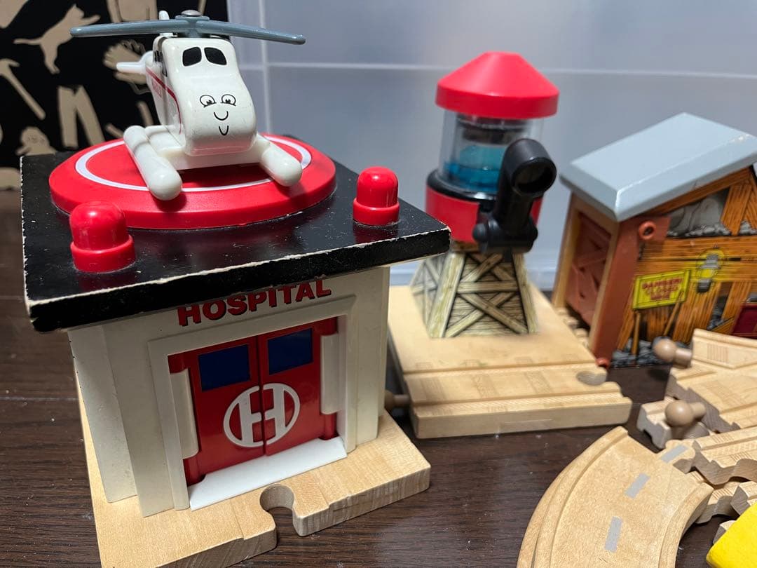 機関車トーマス木製レールセット