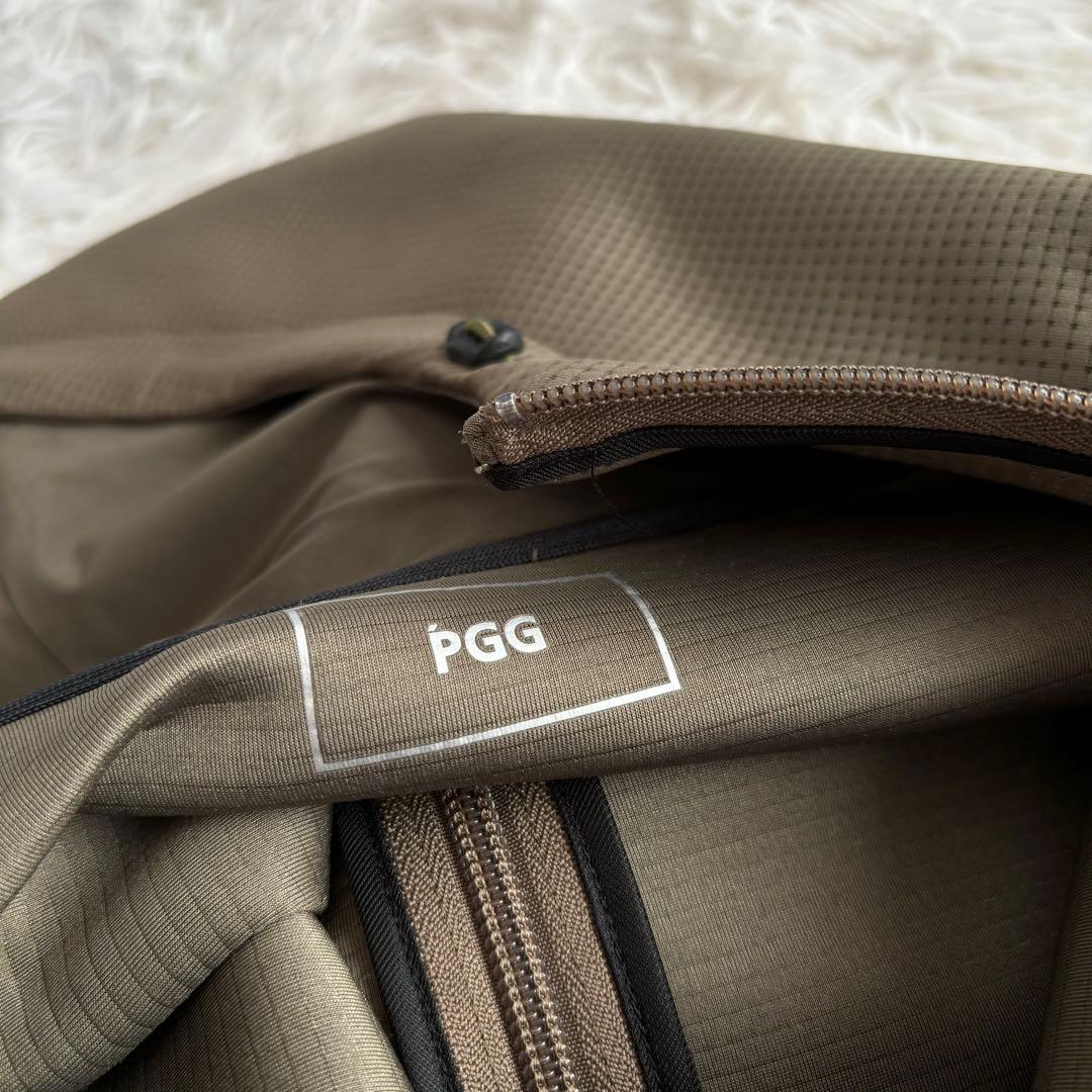 最高級 PGG セットアップ カーキ 茶色 ゴルフウェア パーリーゲイツ