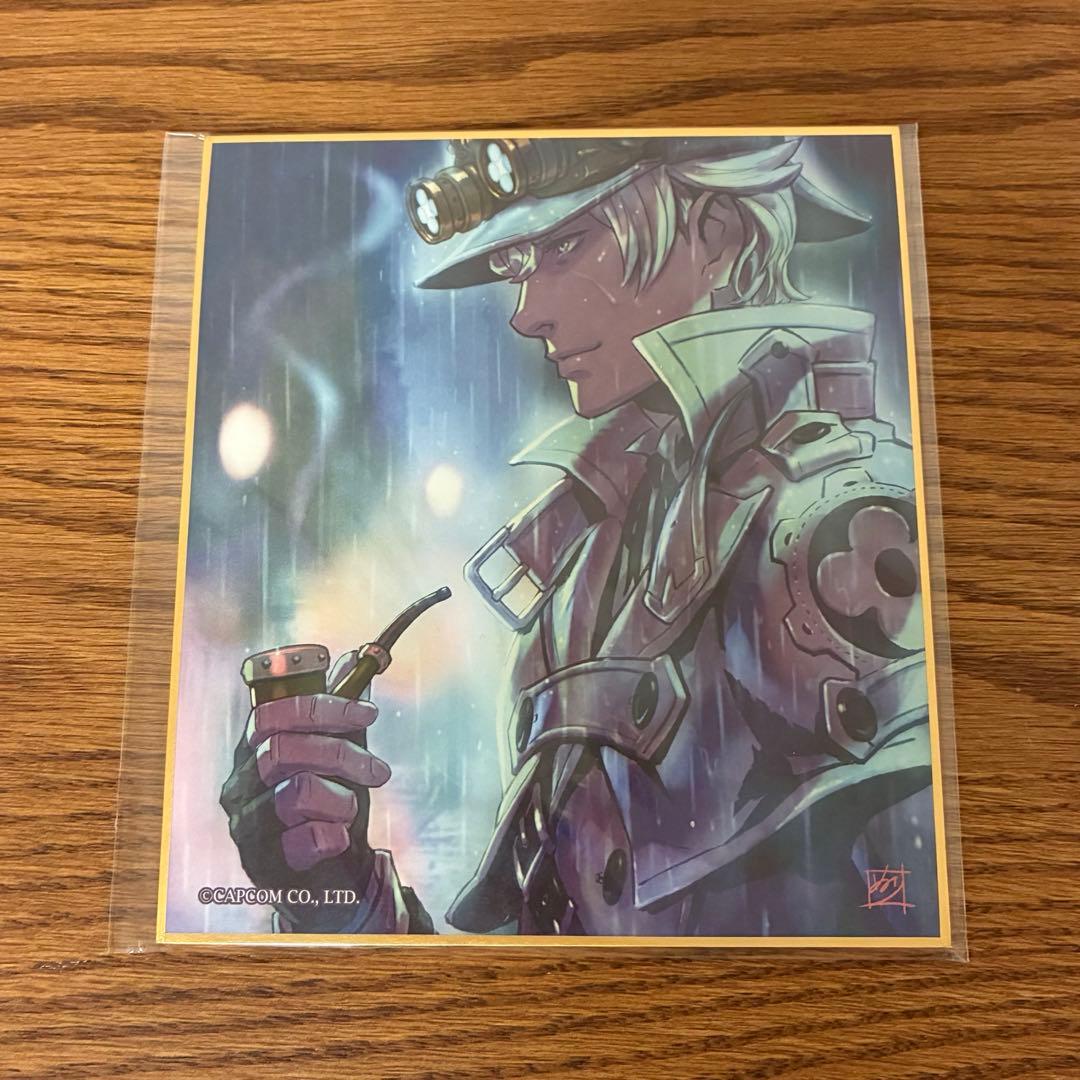 大逆転裁判1＆2 「塗和也」描き下ろしミニ色紙 シャーロック・ホームズ