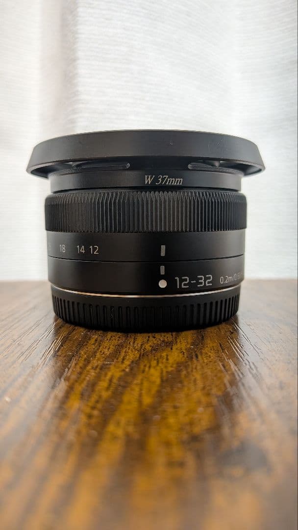 LUMIX　12-32 LUMIX G VARIO 12-32mmのレンズフード代わりにステップアップリングを
