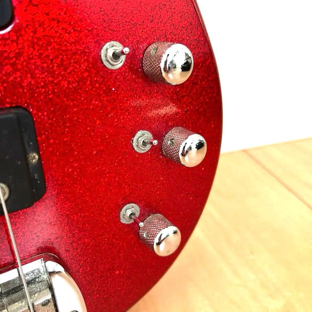 GTL-2000 BASS レッドエレキベース - メルカリ