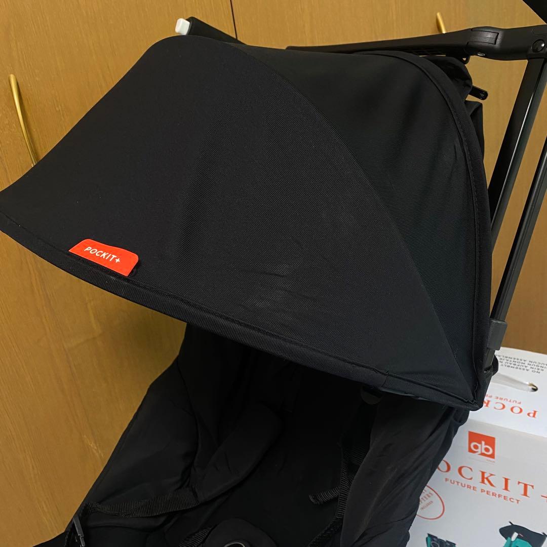 gbPOCKIT＋ ポキットプラス 折りたたみ ブラック 収納袋付 説明書有 GB