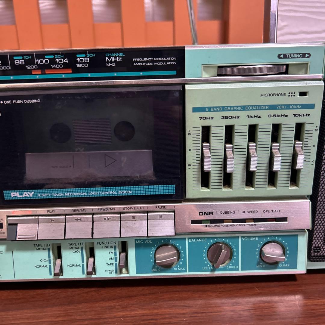 希少AIWA CA-W5 ラジカセ ジャンク 昭和レトロ パステルカラー - メルカリ