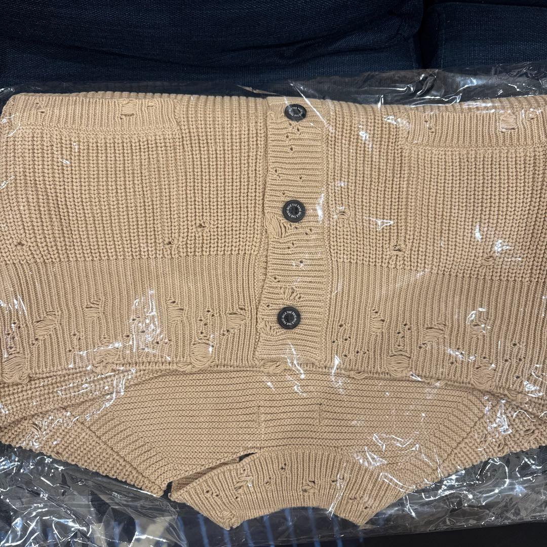 RULE THE FATE ダメージニットカーディガン