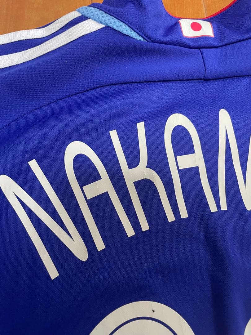 日本代表06/07シーズン 長袖ユニフォーム 中村俊輔 ネーム&ナンバー