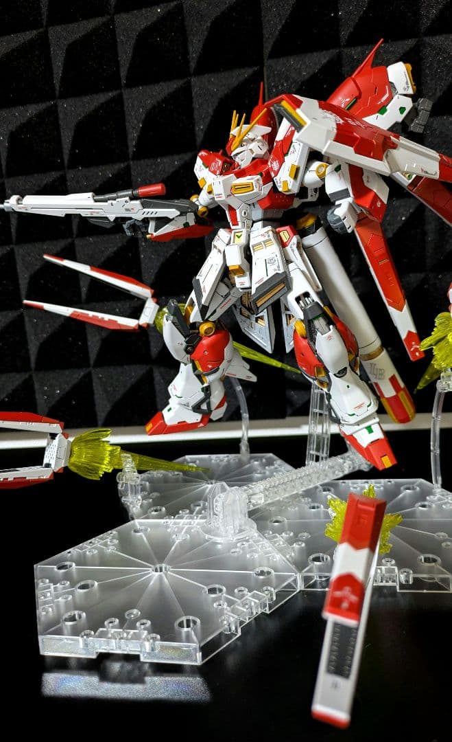 RG Hi-νガンダム ゼータプラスA1テスト機カラーイメージ 塗装済み完成品