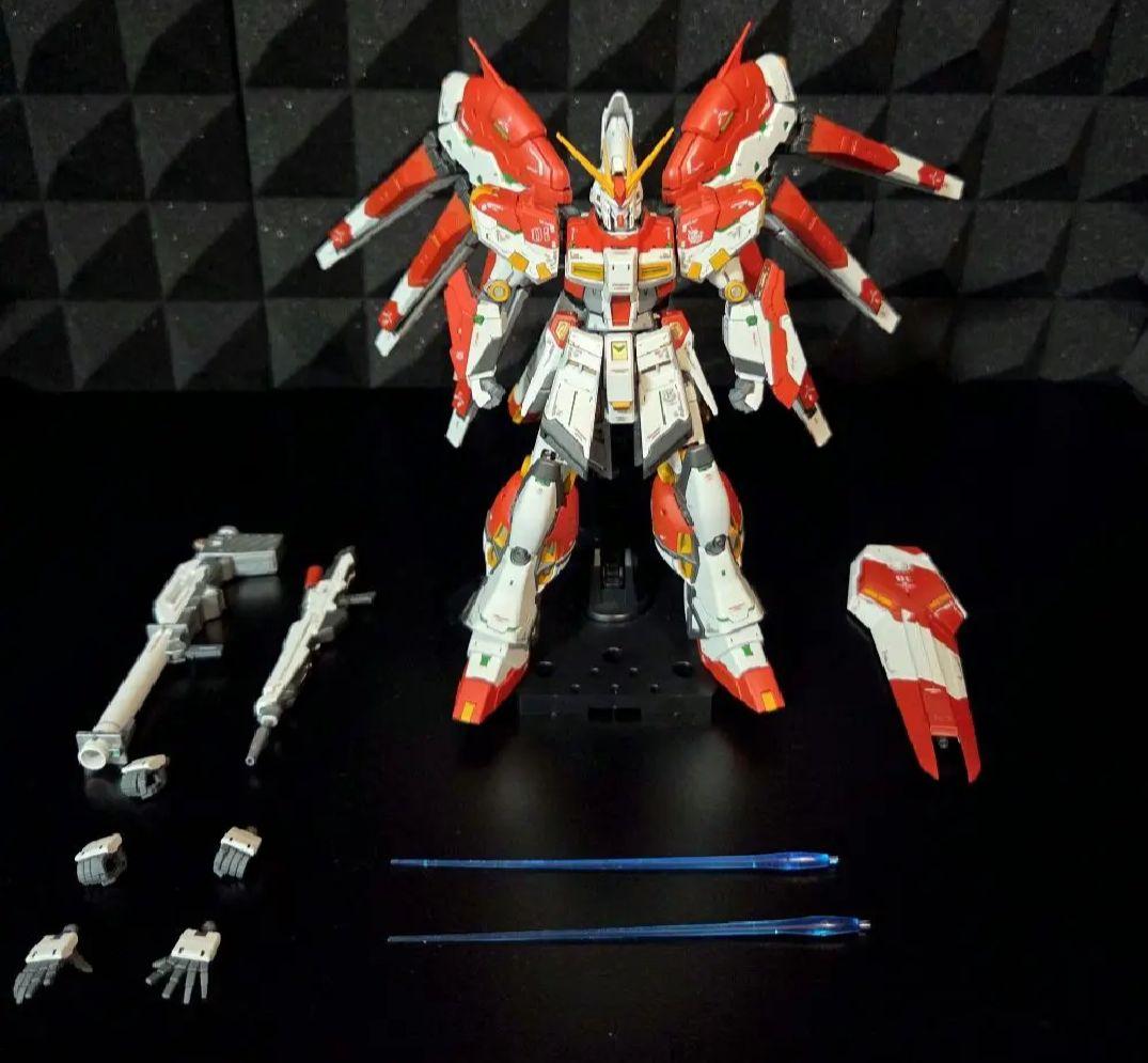 RG Hi-νガンダム ゼータプラスA1テスト機カラーイメージ 塗装済み完成品