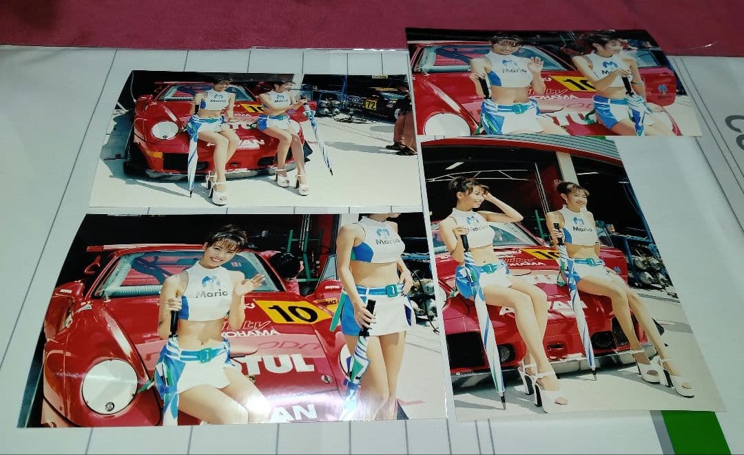 榎木らん 宗政美貴 写真 はがきサイズ 9枚 レースクイーン アイドル