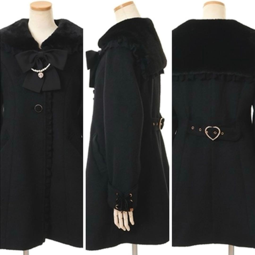 LIZLISA ファーセーラーAラインコート - メルカリ