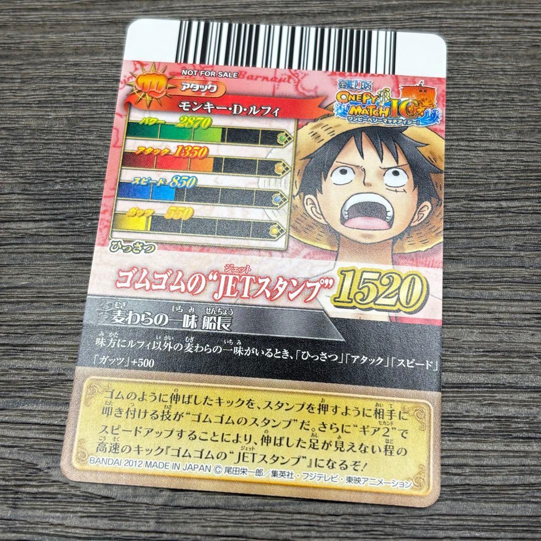 ワンピース ベリーマッチアイシーモンキー・D・ルフィゴムゴムの“JET