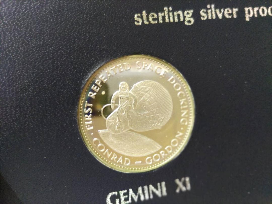 Gemini 11＆12 シルバーメダル（2枚）1966年 アポロ以前の宇宙計画
