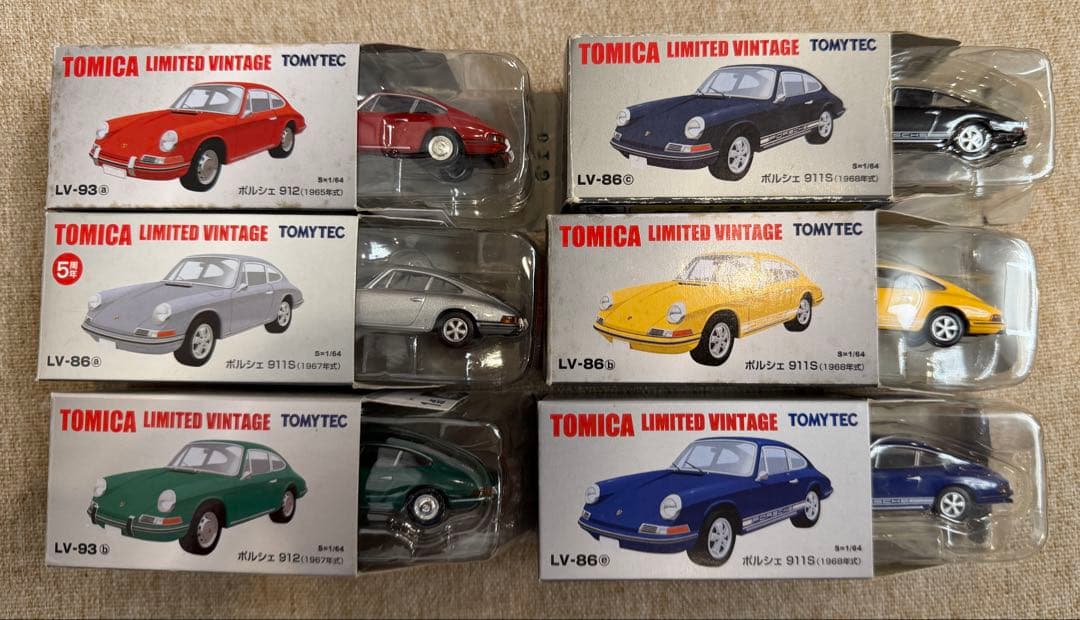 d*9様 TOMICA LIMITED VINTAGE ポルシェ ミニカー