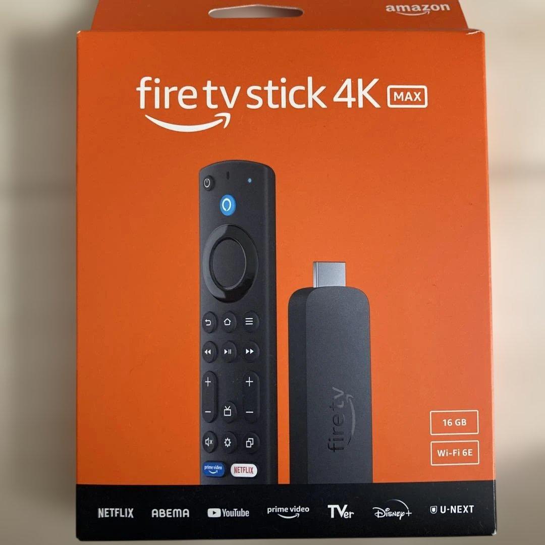 【新品未開封】Amazon Fire TV Stick 4K Max 16GB Amazon Fire TV Stick 4K Max (2nd Gen) Streaming Device with Wi-Fi