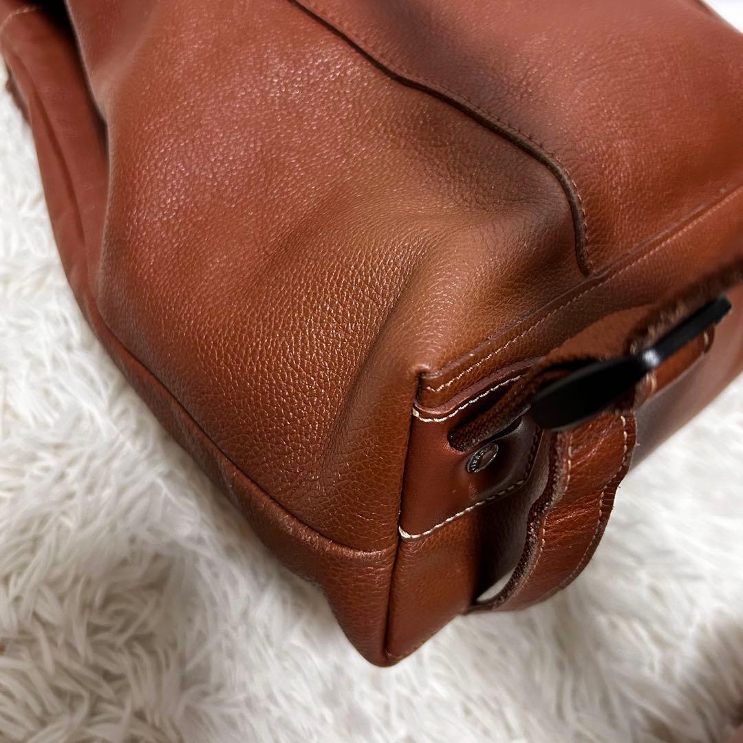 LONGCHANP オールレザー リュック デイパック フローネ ブラウン