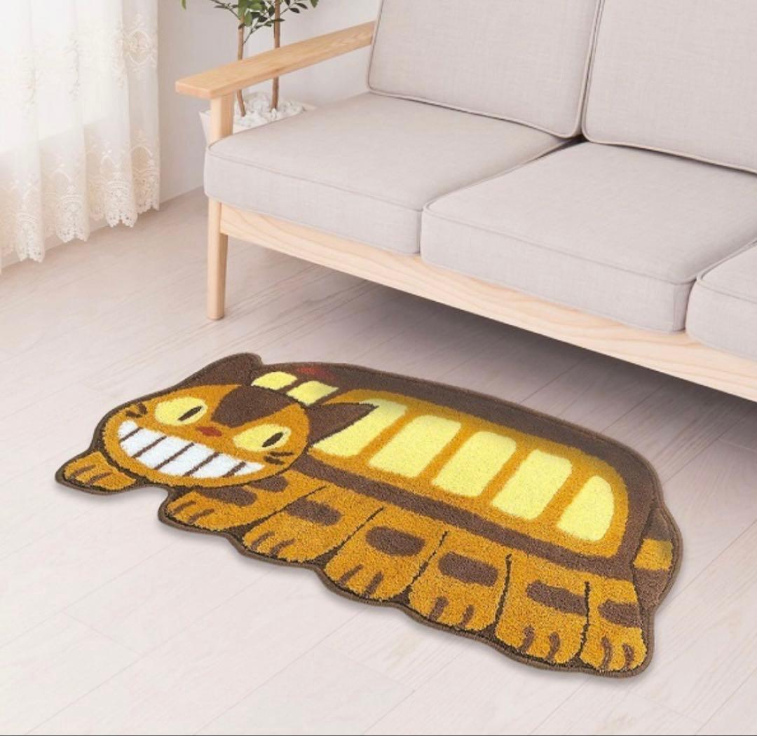 ２枚セット　ジブリ　となりのトトロ　ネコバス　アクセントマット　新品