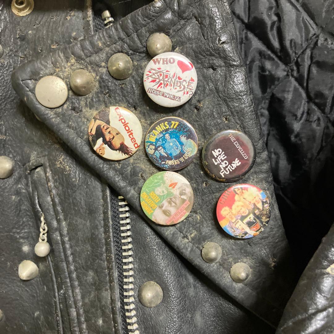 超ビンテージ！PUNKレジェンド ラフィンノーズ ベレー氏の鋲ジャン