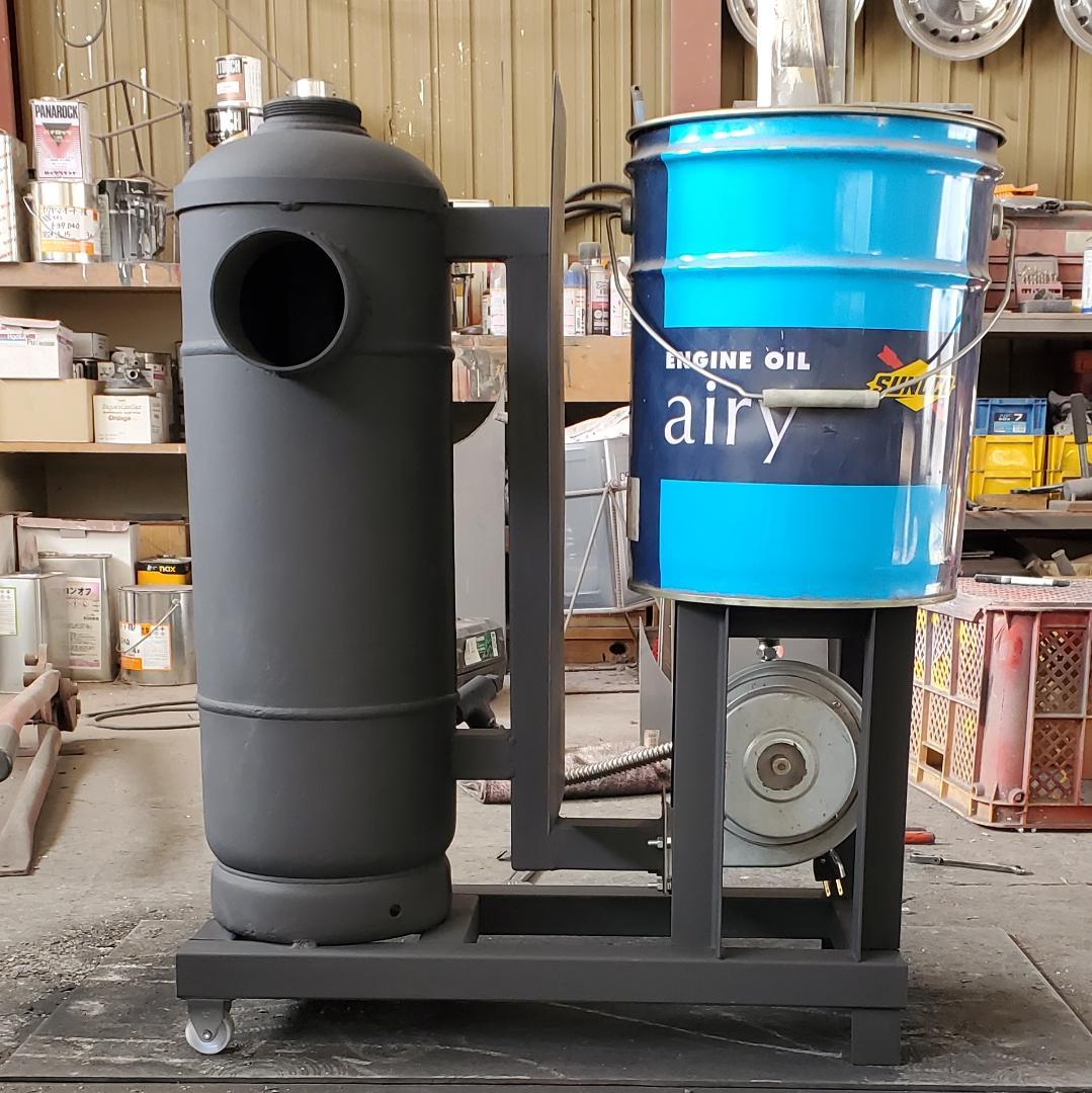 廃油ストーブ 小型設計 送込75000円 即購入OK 1台限定 早い物勝ち