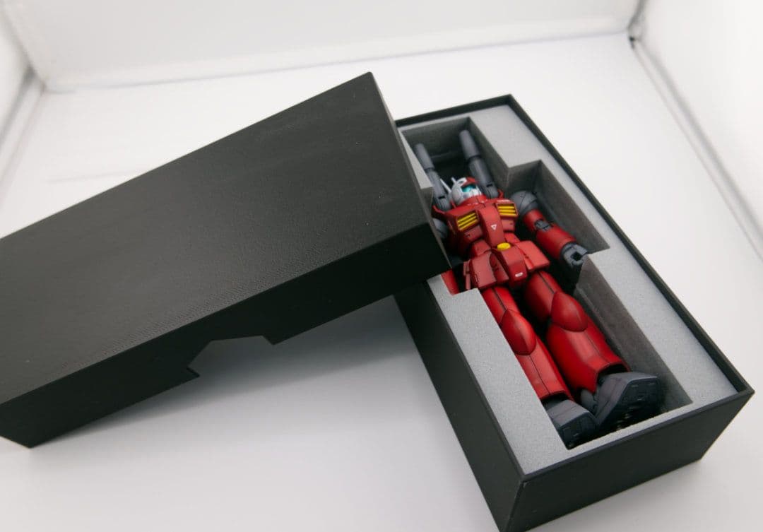 【全塗装・完成品】HG ガンキャノン グラデーション塗装＋特製3D台座＆ケース付