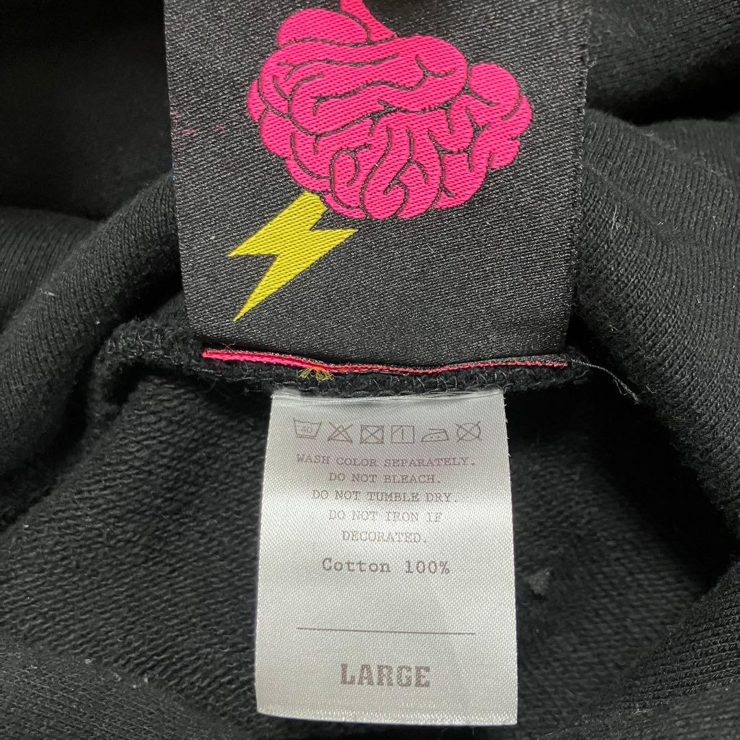 アキバ感電デンキ MACHINE ARM 欠陥 ケッカン スウェット パーカーL