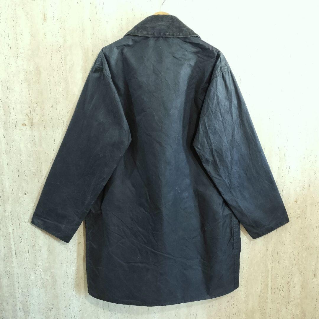 90s Barbour border c40 バブアー ボーダー ネイビー - メルカリ