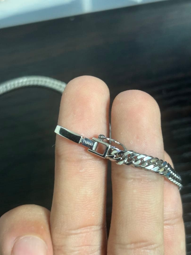 プラチナ　pt850 27.5g 45cm 喜平　ネックレス