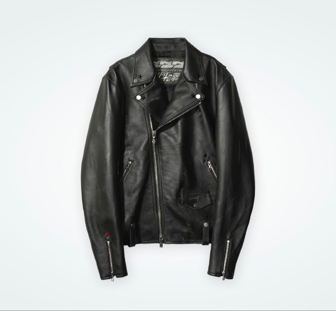 Sammy 50周年 北斗の拳 レザージャケット BLK FREE - メルカリ