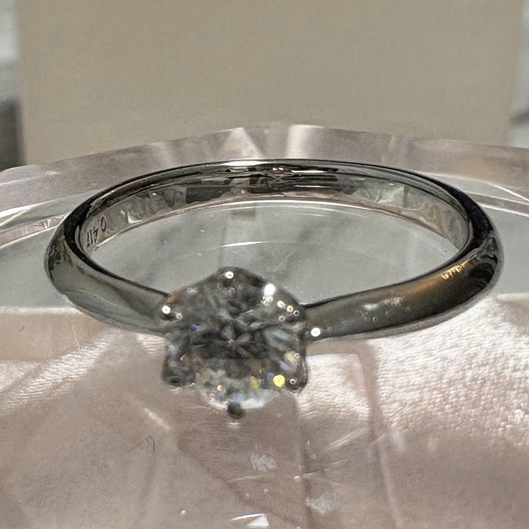 [超美品]ダイヤモンドリング　0.4ct. プラチナ900 11号
