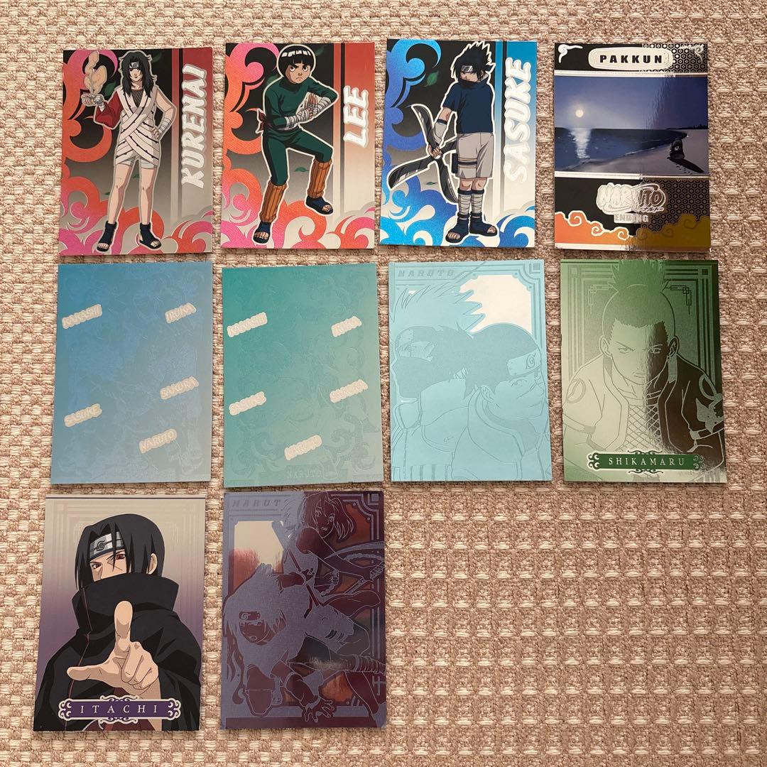 希少 美品】NARUTO ナルト エッチングカード 10枚セット - メルカリ