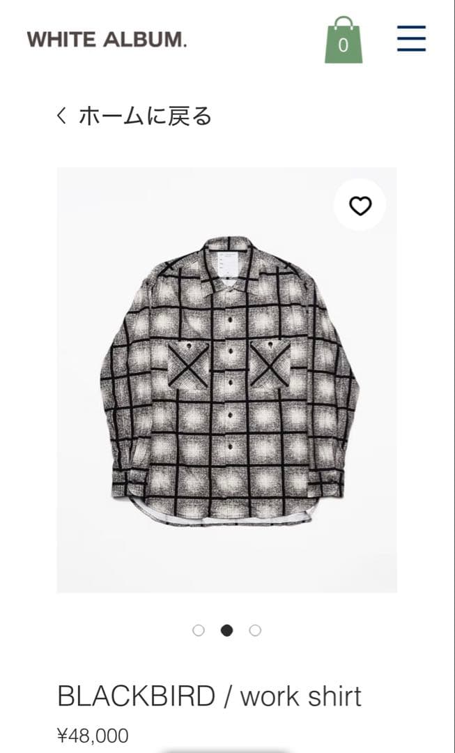 k*a様 BLACKBIRD work shirt BLACKBIRD ''WORK SHIRT'' (CHECK) – THE STORE BY MAIDENS