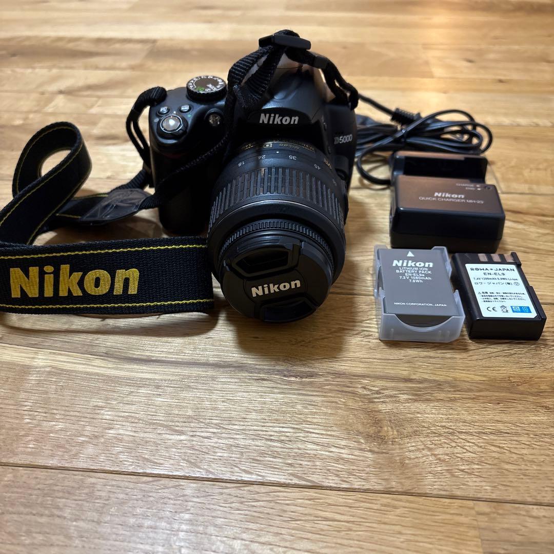 Nikon D5000 デジタル一眼レフカメラ 本体 ニコン（Nikon） Nikon D5000 ダブルレンズキット デジタル 一眼レフ