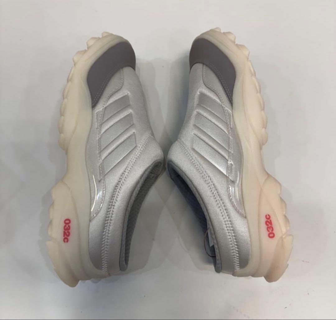 新品未使用】adidas032CアディダスGSGミュールデッドストックシルバー