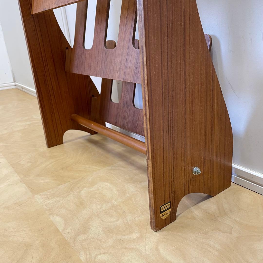 希少 ビンテージ サイトーウッド スリッパラック 6足 チーク材 北欧