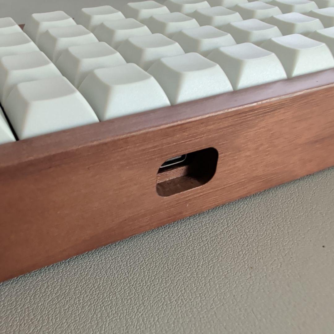 YMDK Air40 木製フレーム メカニカルキーボード オーソリニア 48キー