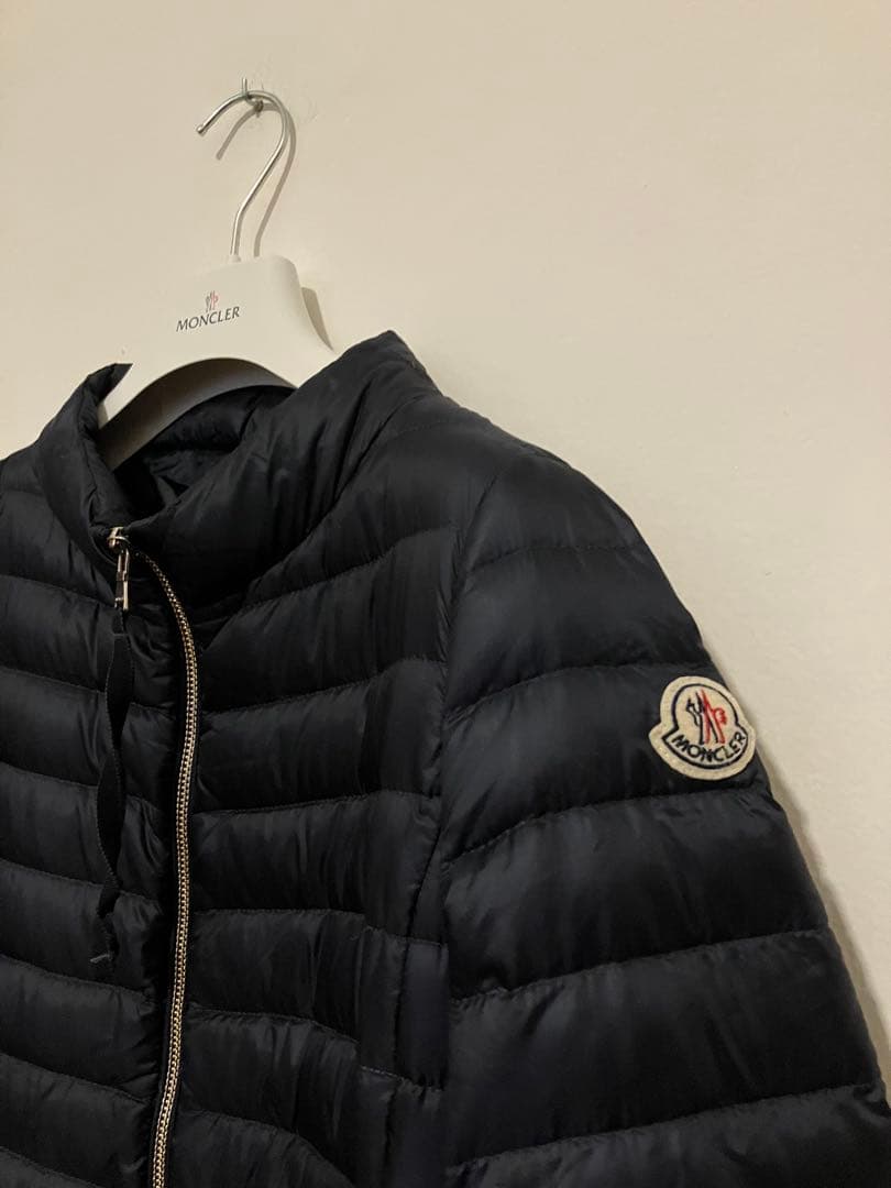Moncler モンクレール ライトダウンコート Aubrey ネイビー 1 - メルカリ