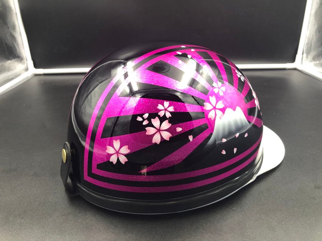 コルク半 カスタム 富士日章 ブラックピンク ラメ 桜 高級クリヤ 送料