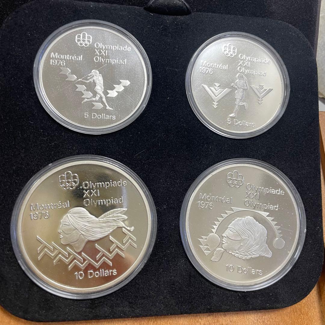 美品】1976年モントリオール オリンピック記念銀貨4枚セット - メルカリ