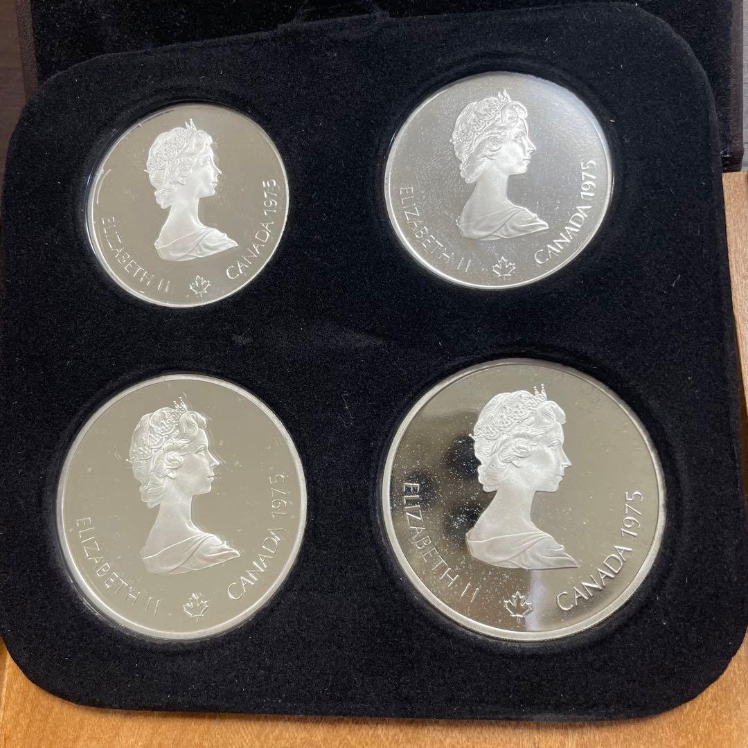 美品】1976年モントリオール オリンピック記念銀貨4枚セット - メルカリ