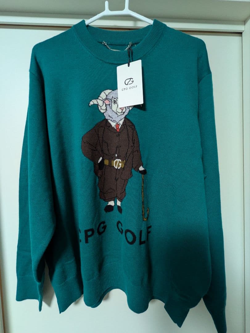 CPG GOLF セータ　タグ付 CPG GOLF 【期間限定】 CPG GOLF BIGロゴセーター メンズ ゴルフウェア