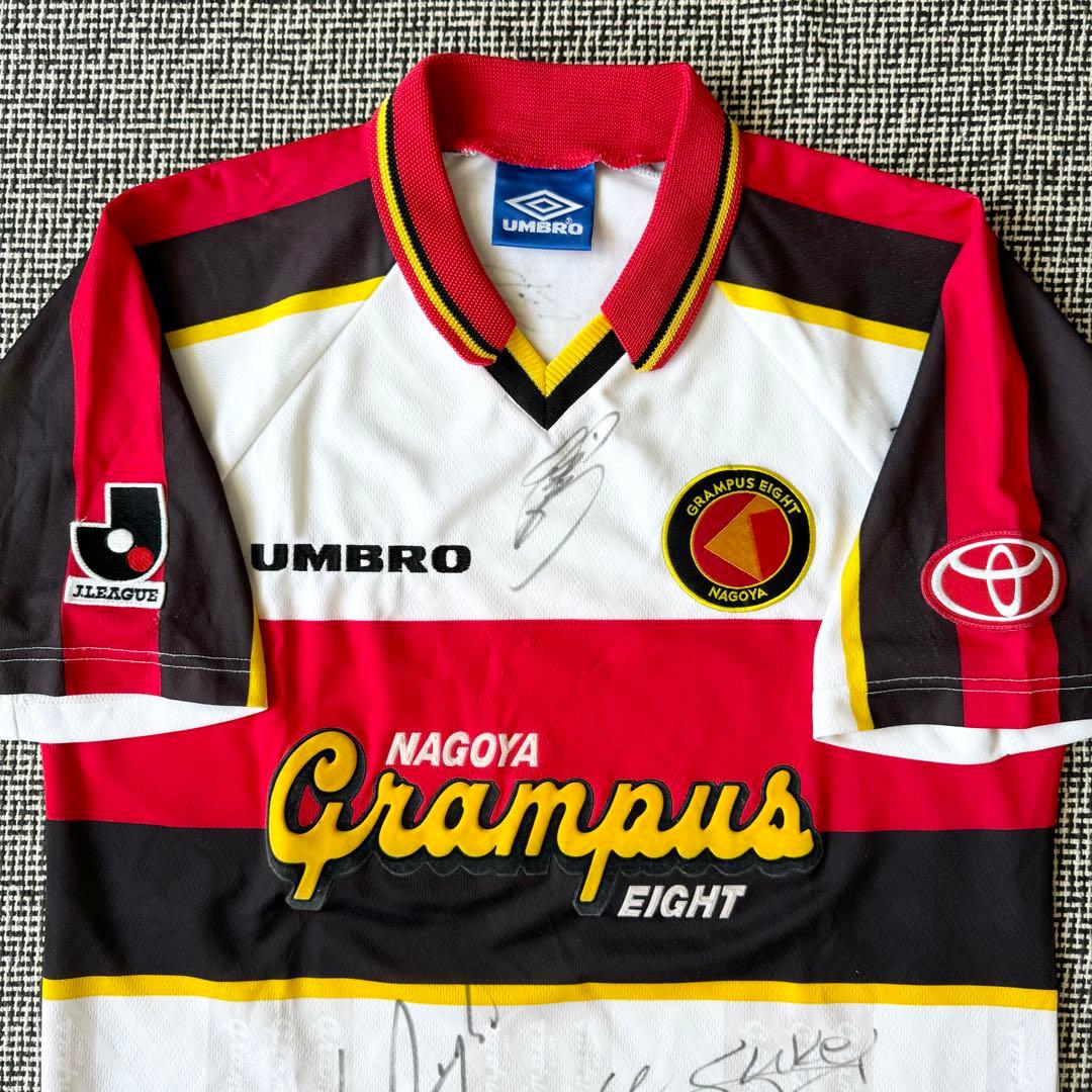 UMBRO正規品・選手サイン入り】名古屋グランパスエイト 97／98（A