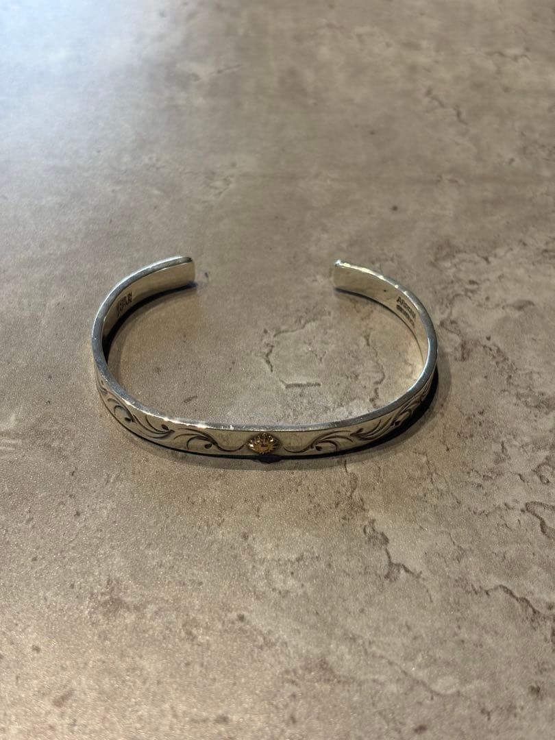 Arizona freedomシルバー×k18バングル - メルカリ